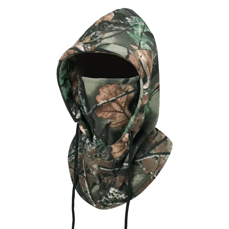 Winter Camo Fleece Thermal Windproof Balaclava Ski Full Face Mask for Men Women