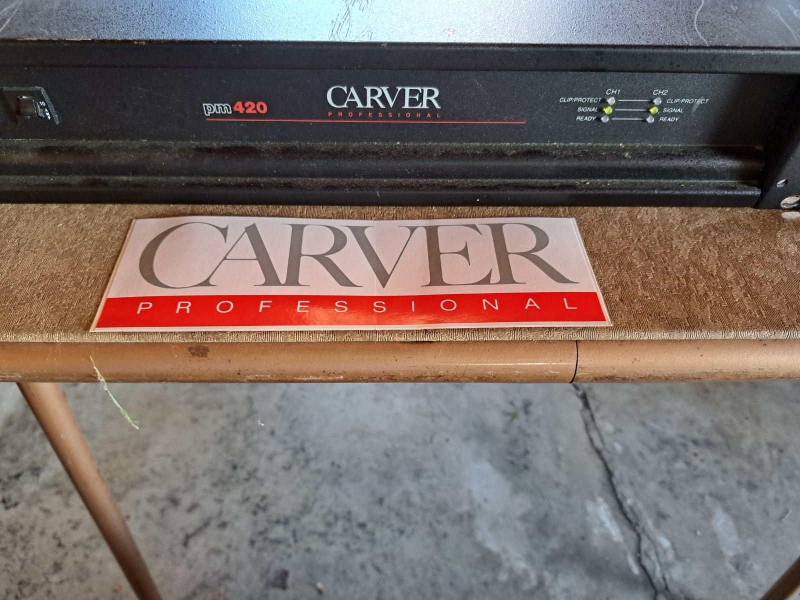 Carver Power Amplifier PM420 - 2 Channel 100%