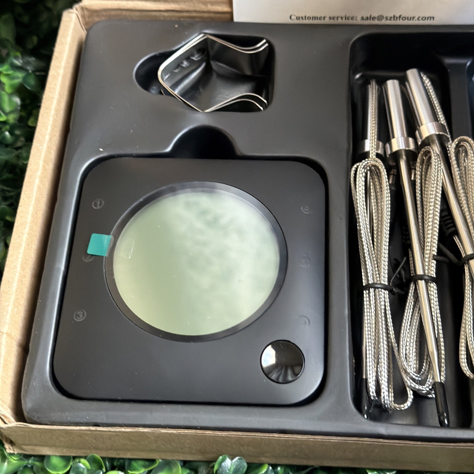 BFOUR Meat Thermometer Wireless Bluetooth, LCD Digital Meat Thermometer BF-5 EUC