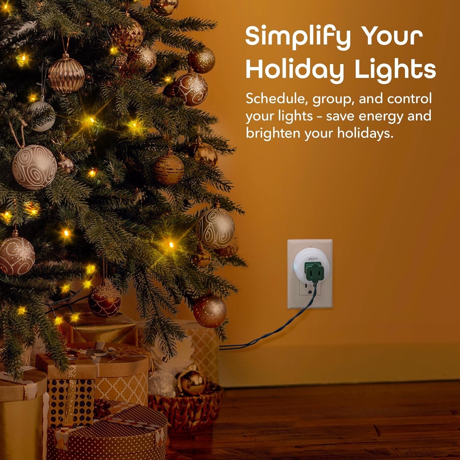 Geeni DOT Smart Wi-Fi Outlet Plug with Voice Control (2 Pack)