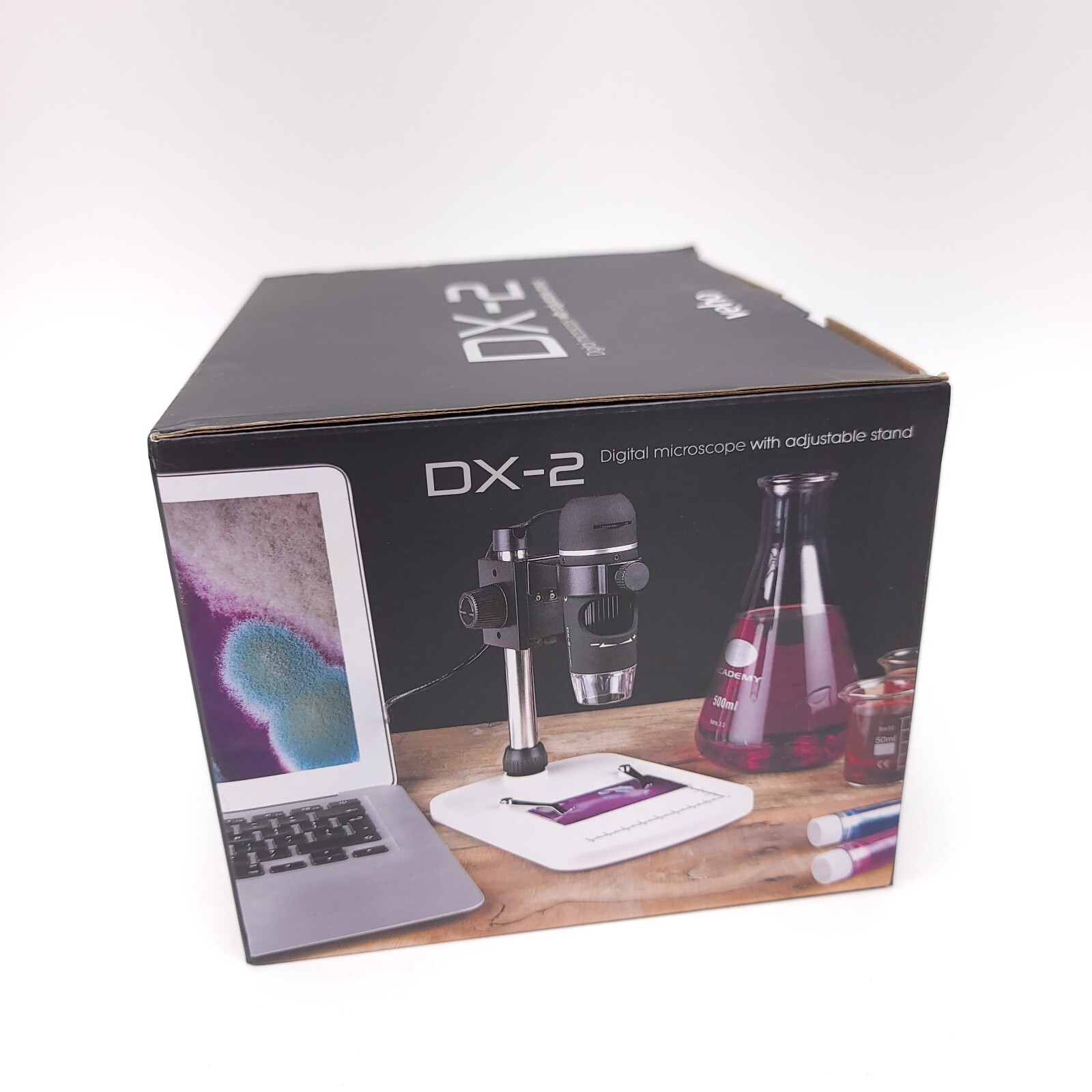 NEW veho Discovery DX-2 5MP Digital USB Microscope Adjustable Stand JPEG AVI LED