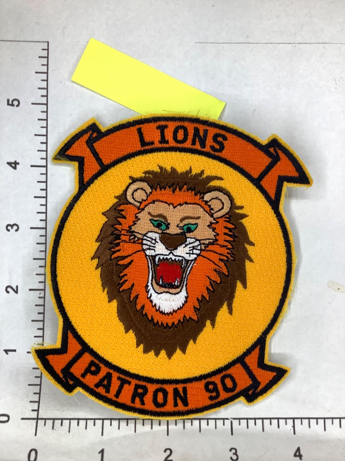 U.S NAVY PATRON 90 LIONS SQUADRON PATCH