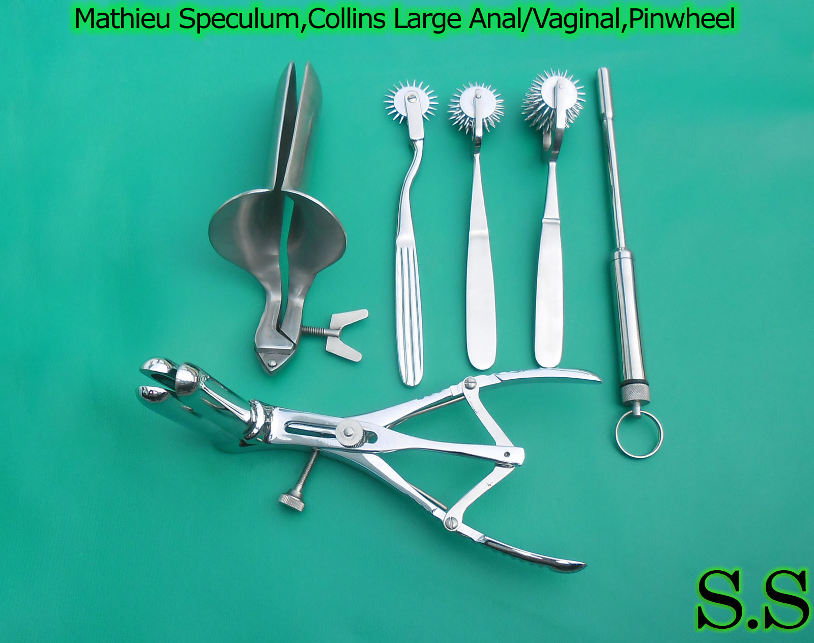 Mathieu Speculum,Collins Large Anal/Vaginal,Pinwheel