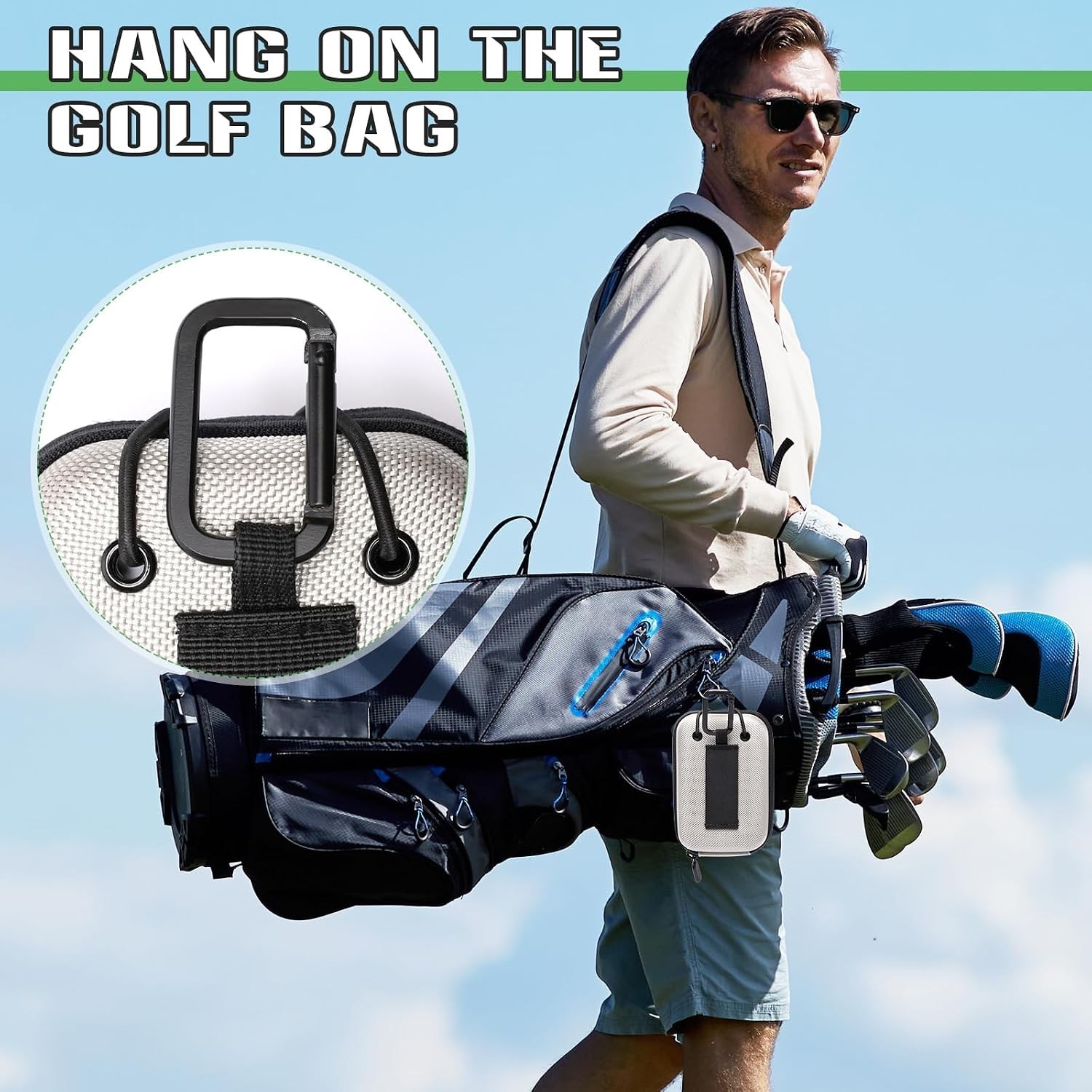 Golf Rangefinder Hard Shell Case, Hard Golf Rangefinder Case Universal Range ...