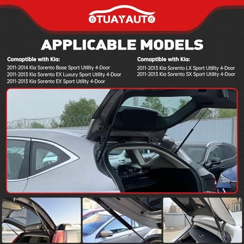 Replacement for 2011 Replacement for Kia Sorento 2011-2014 Rear Hatch Struts
