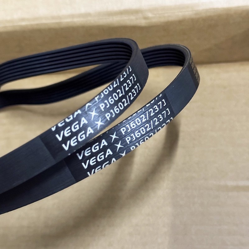 2PCS New VEGA Drive Belt 237J/PJ602 6 Rib Rubber Belt for Snowblower