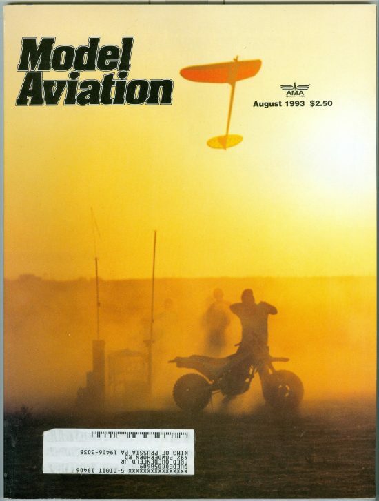MODEL AVIATION Magazine August 1993 White Electrician RC