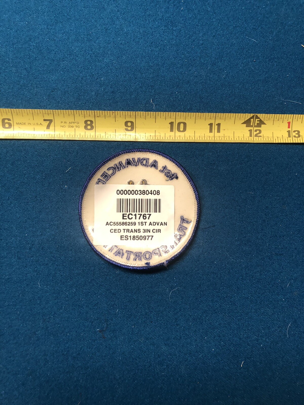 1st Advance EMS Transportation Patch