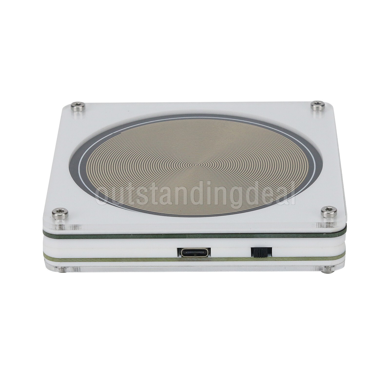 White Adjustable Electromagnetic Waveform Version Schumann Wave Generator ot25