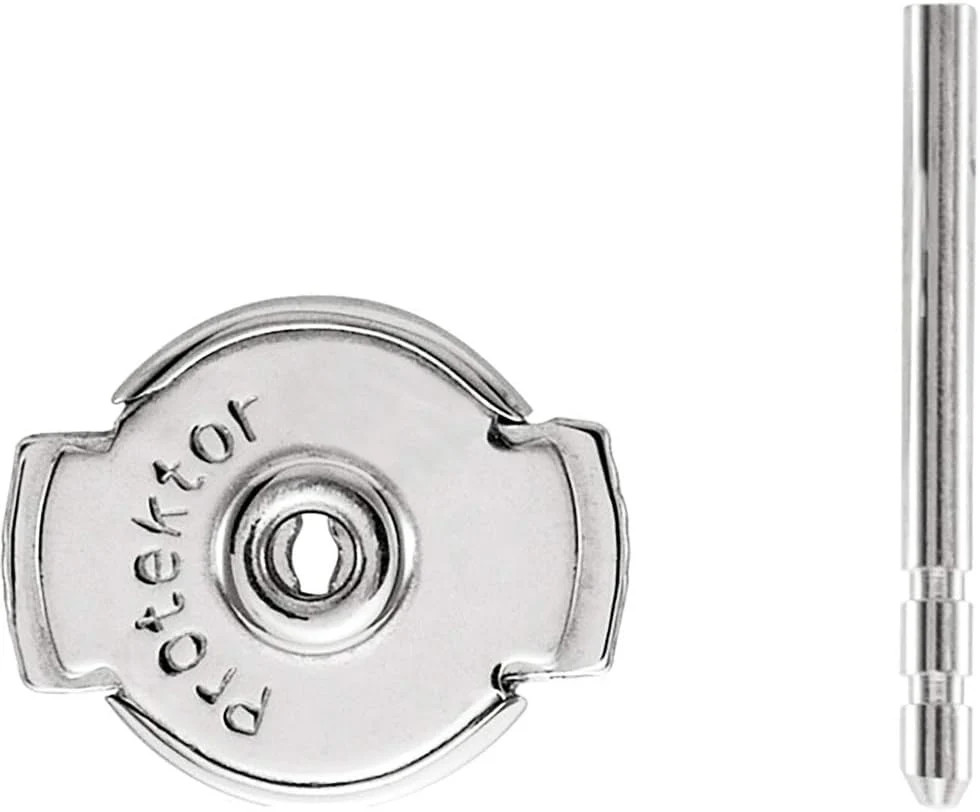 Sterling Silver Protektor LAPOSET Push Back & Post Secure Earring Back Set