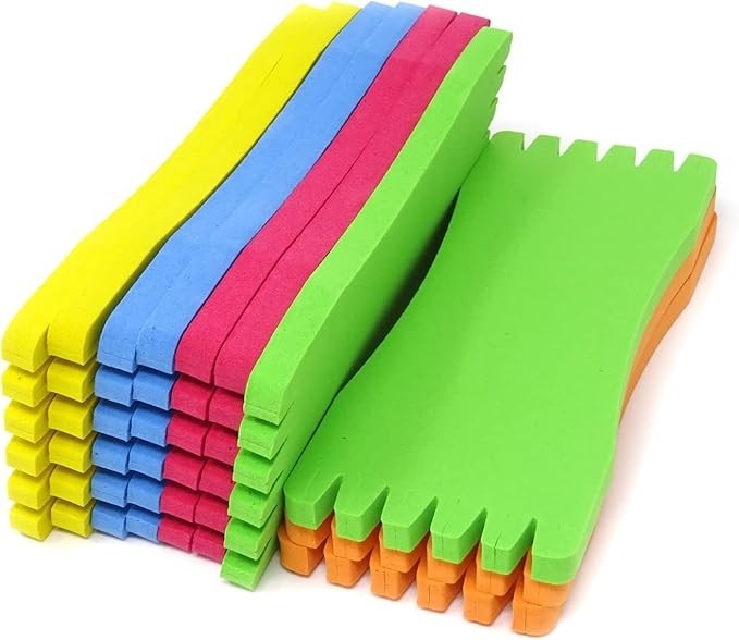 Honbay 10PCS Fishing Line Foam Board, Fishing Line Foam Spool, Fishing Winding B