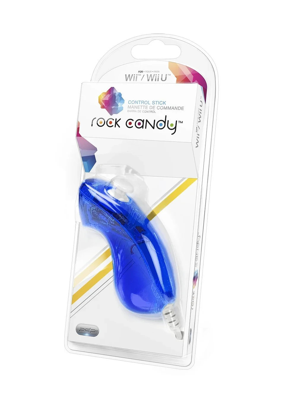 Rock Candy Control Stick Blue Nunchuck Blueberry Boom - WII/ WIIU - Brand New