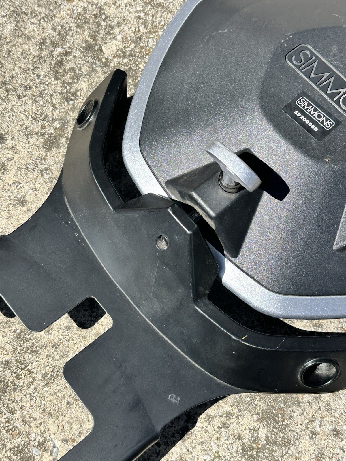Simmons SD2000D R2334 Kick Drum Pad Tower Electronic Drum READ