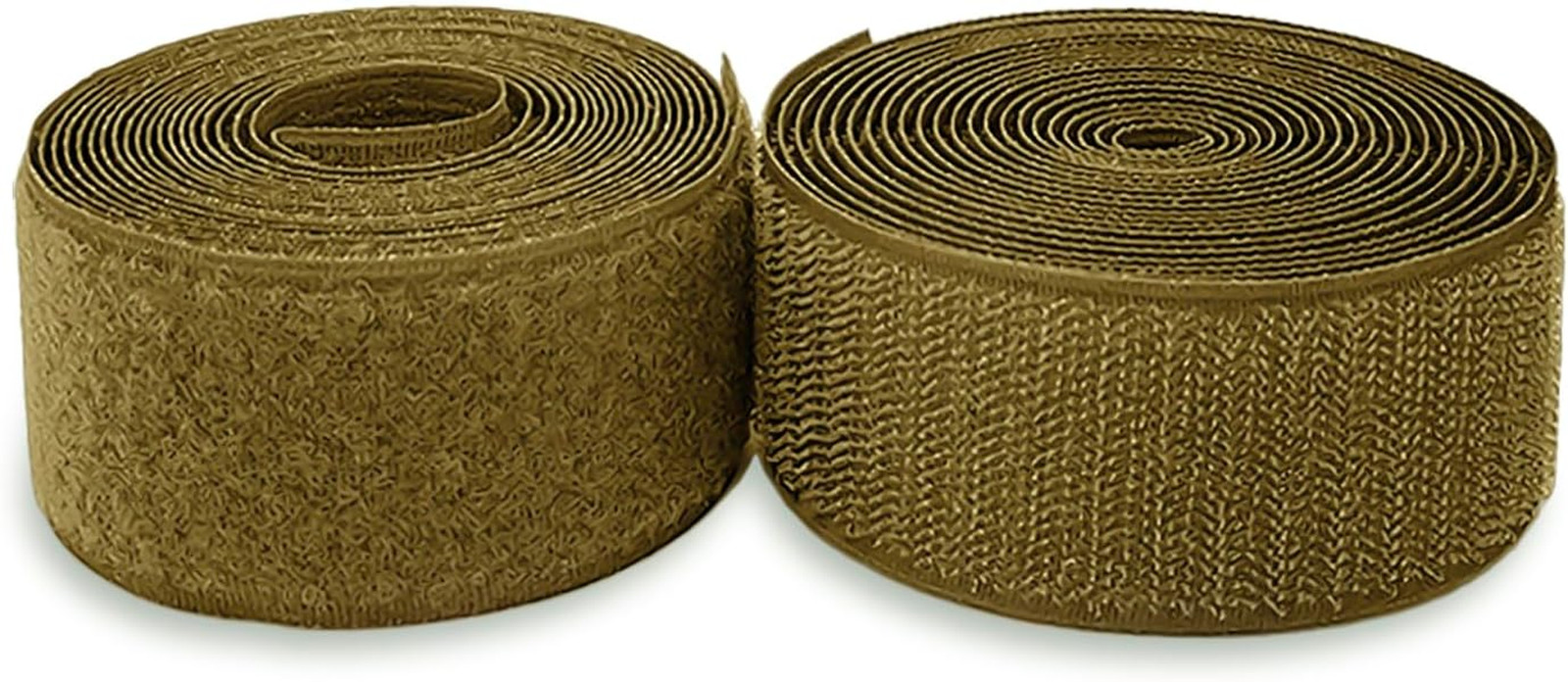 Hook and Loop Tape Coyote Tan 1,5 inch Width Sew On Non-Adhesive 1 Yard Lengt...