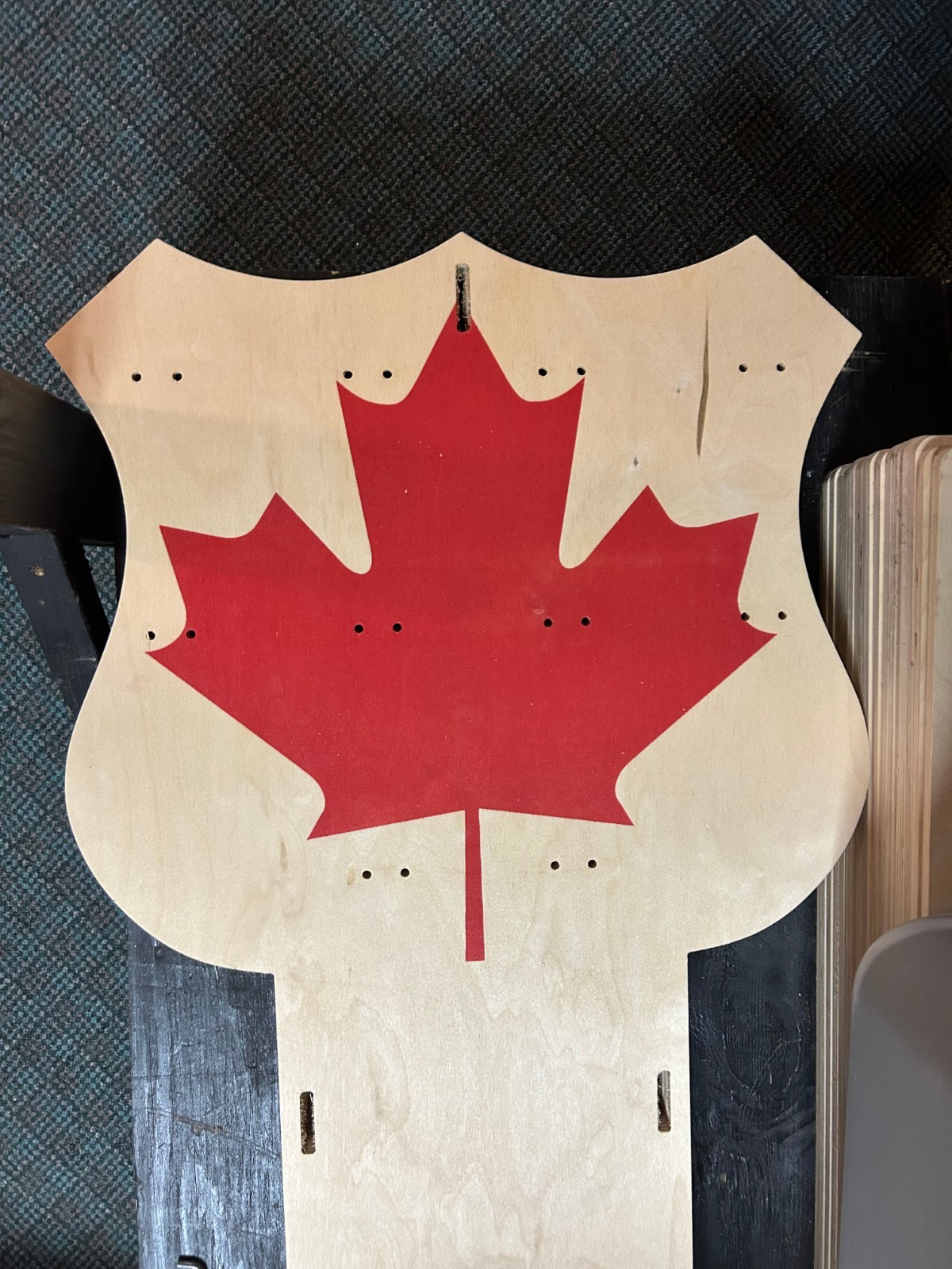 Wooden Display Rack