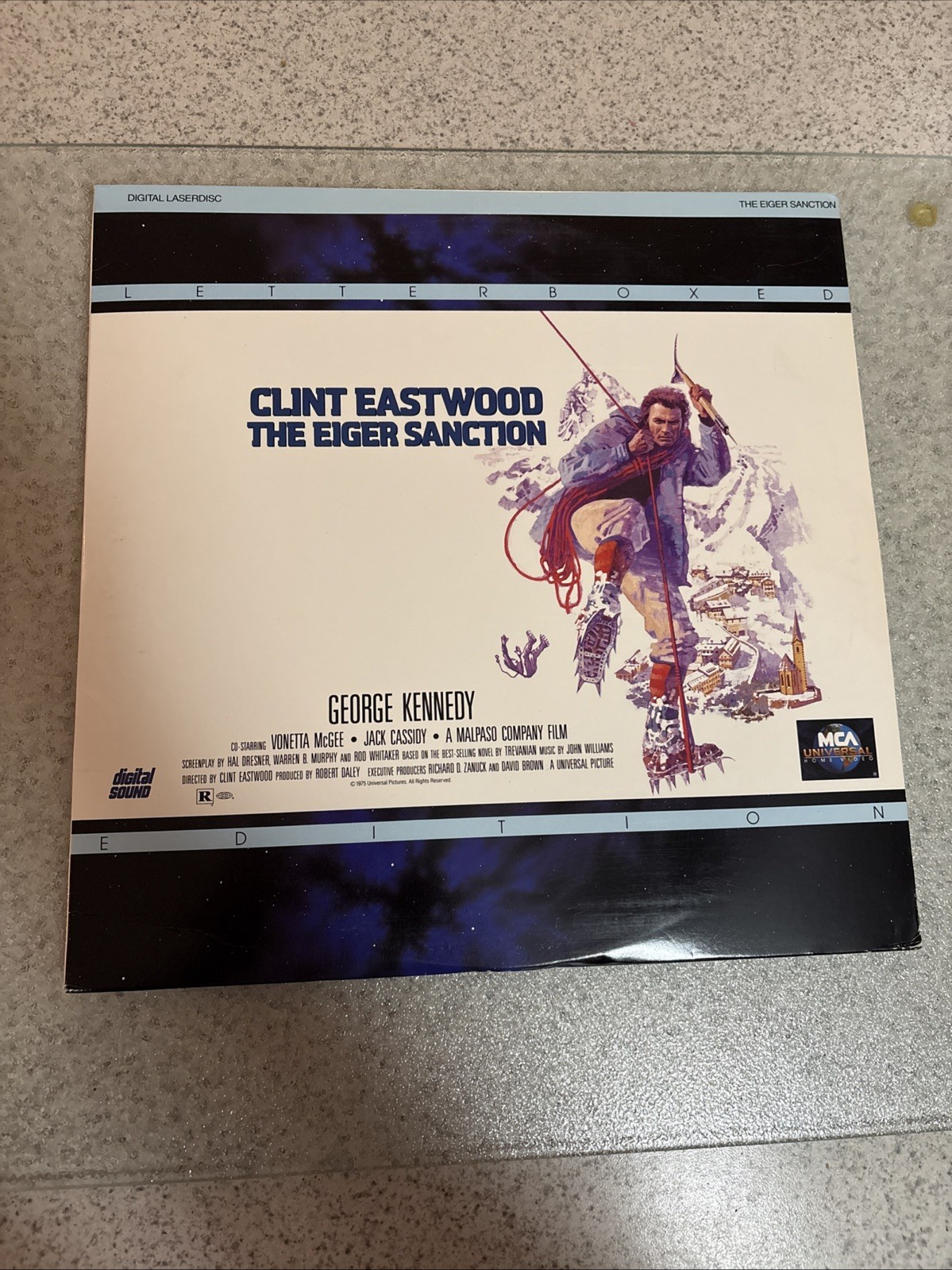 The Eiger Sanction (Laserdisc) CLINT EASTWOOD GEORGE KENNEDY 2-Disc GREAT FILM!