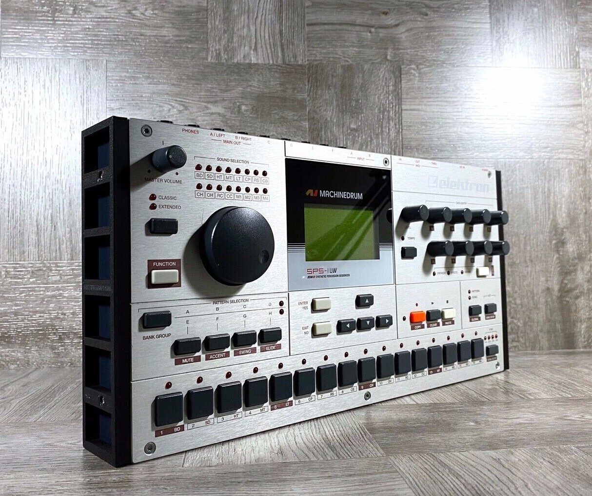 End Cheeks for ELEKTRON Machinedrum / Analog Four / RYTM /Octatrack - BLACK