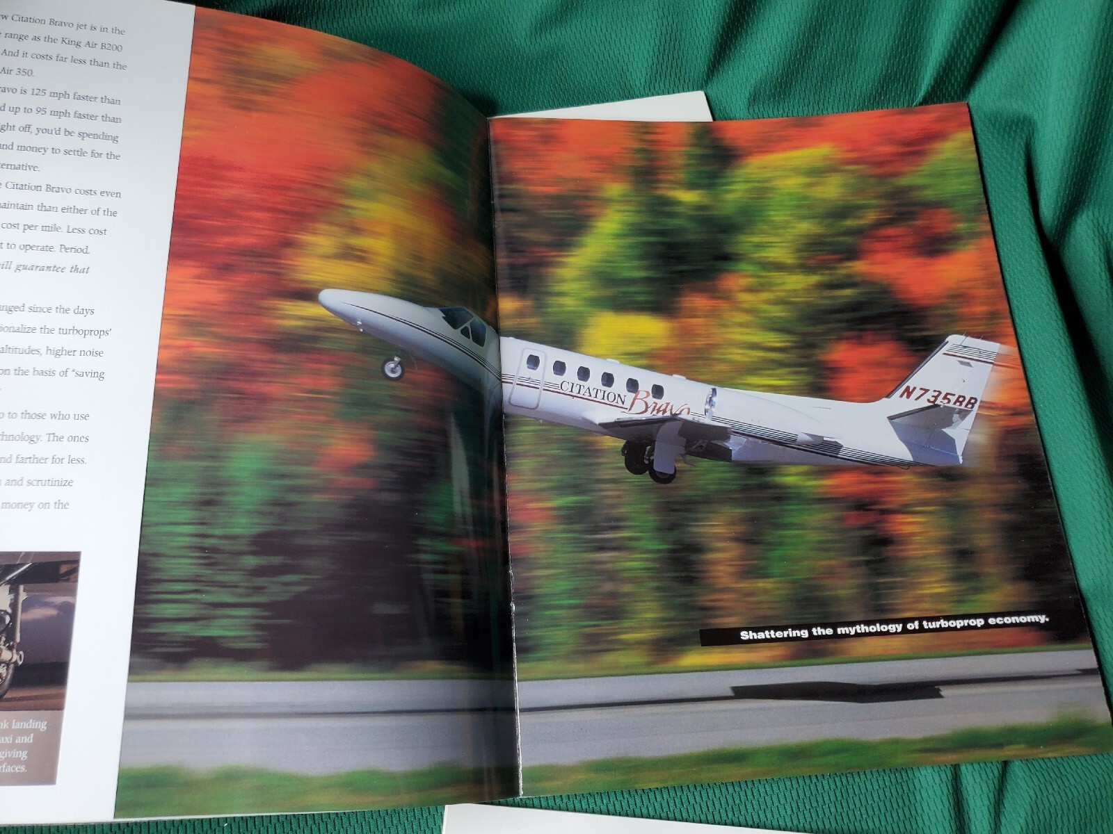 CESSNA CITATION BRAVO Brochure & Preliminary Specification & Description