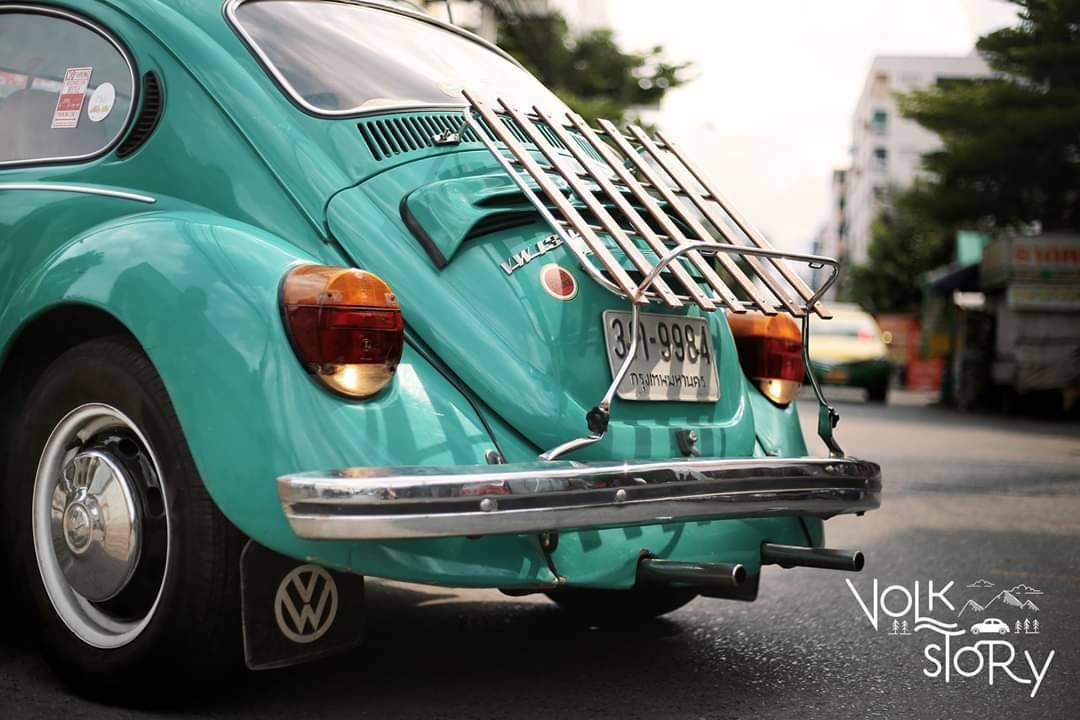 Vw Beetle Classic Rear decklid Luggage Rack type 1  Bug stainless 1968 - 1972