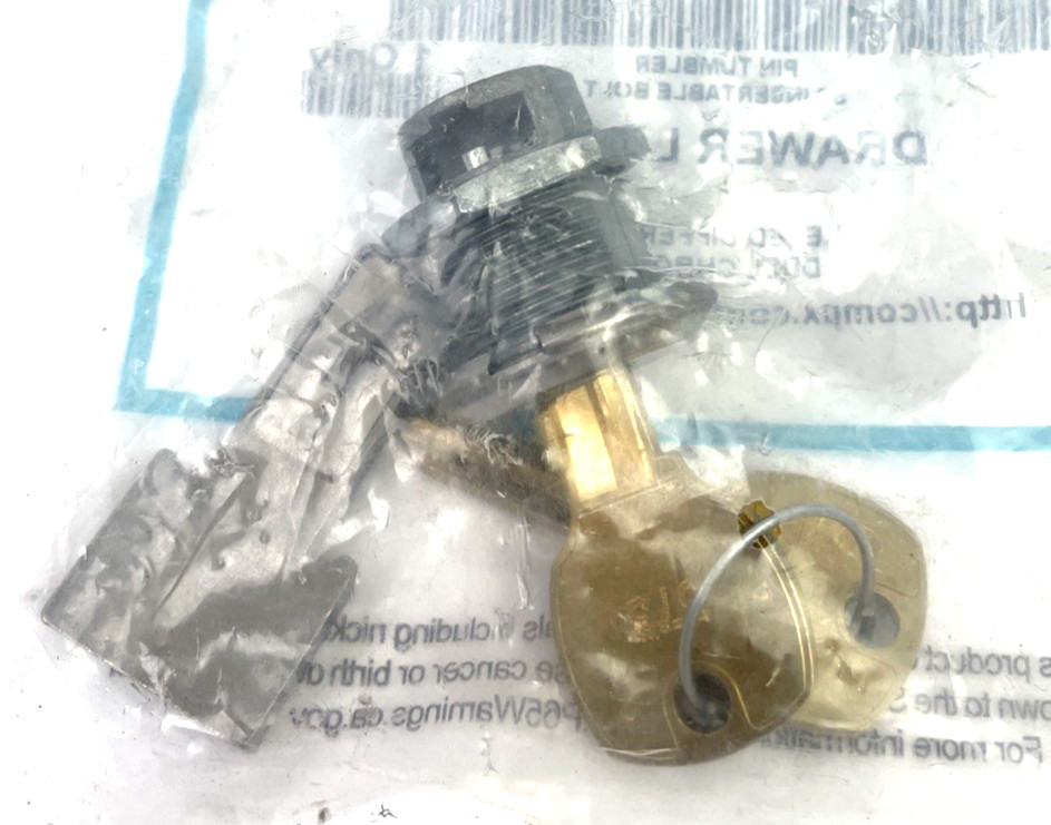 Compx C8137-KD-26D Pin Tumbler Drawer Lock Keyed Different