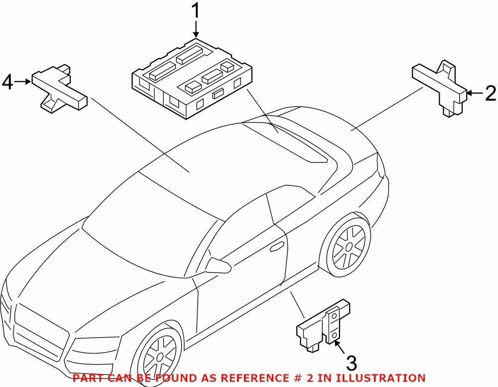 Audi Keyless Entry Antenna 8K0907247 Genuine