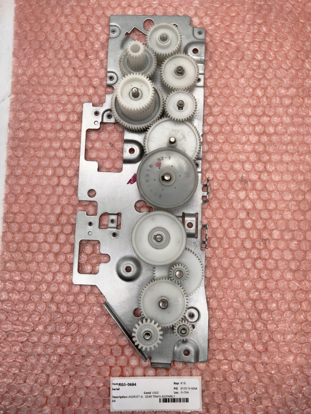 RG5-0684 LASERJET 4L GEAR TRAIN ASSEMBLY