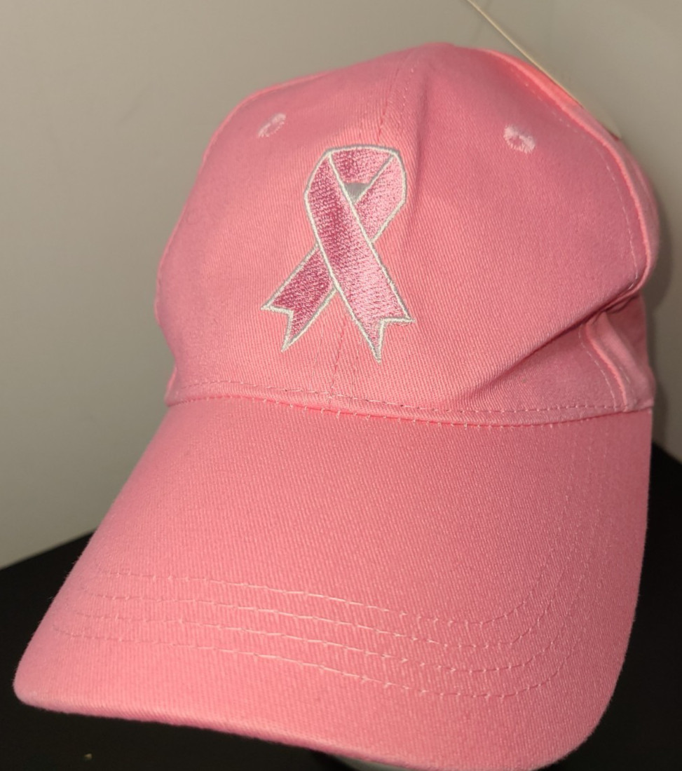 NWT Pretty in Pink Baseball Cap Hat BREAST CANCER AWARENESS Adjustable One Size