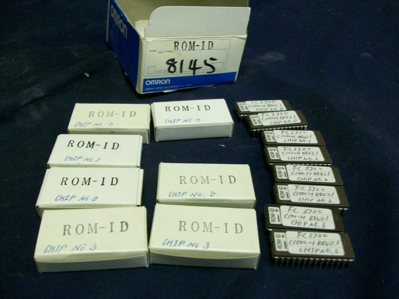 OMRON ROM-ID (FC3720) MEMORY CHIPS