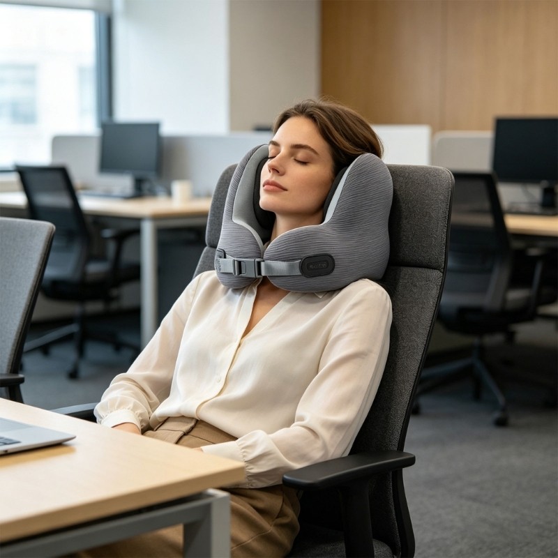 Flexible Supportive Head Rest Ideal For aircraft And Home Use