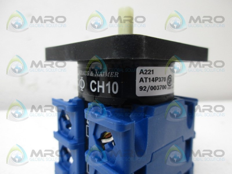KRAUS & NAIMER CH10A221EF ROTARY SWITCH (AS PICTURED) NSMP