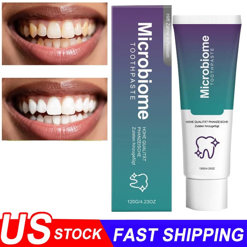 Microbiome Mint Flavor Gum Toothpaste Cleaning Toothpaste Sensitive Teeth~US