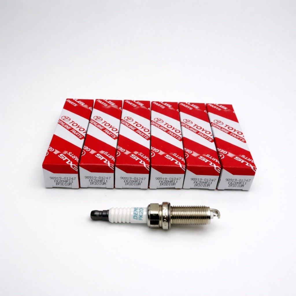 TOYOTA LEXUS GENUINE OEM IRIDIUM SPARK PLUG SET OF 6 FAST SHIPPING 90919-01247
