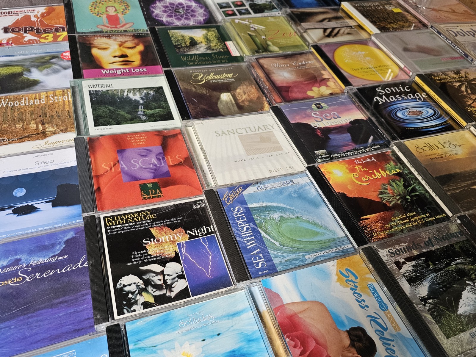 Nature CD Sleep Spa Healing Rain Meditation Ambience Pick Choose (COMBINED S&H)