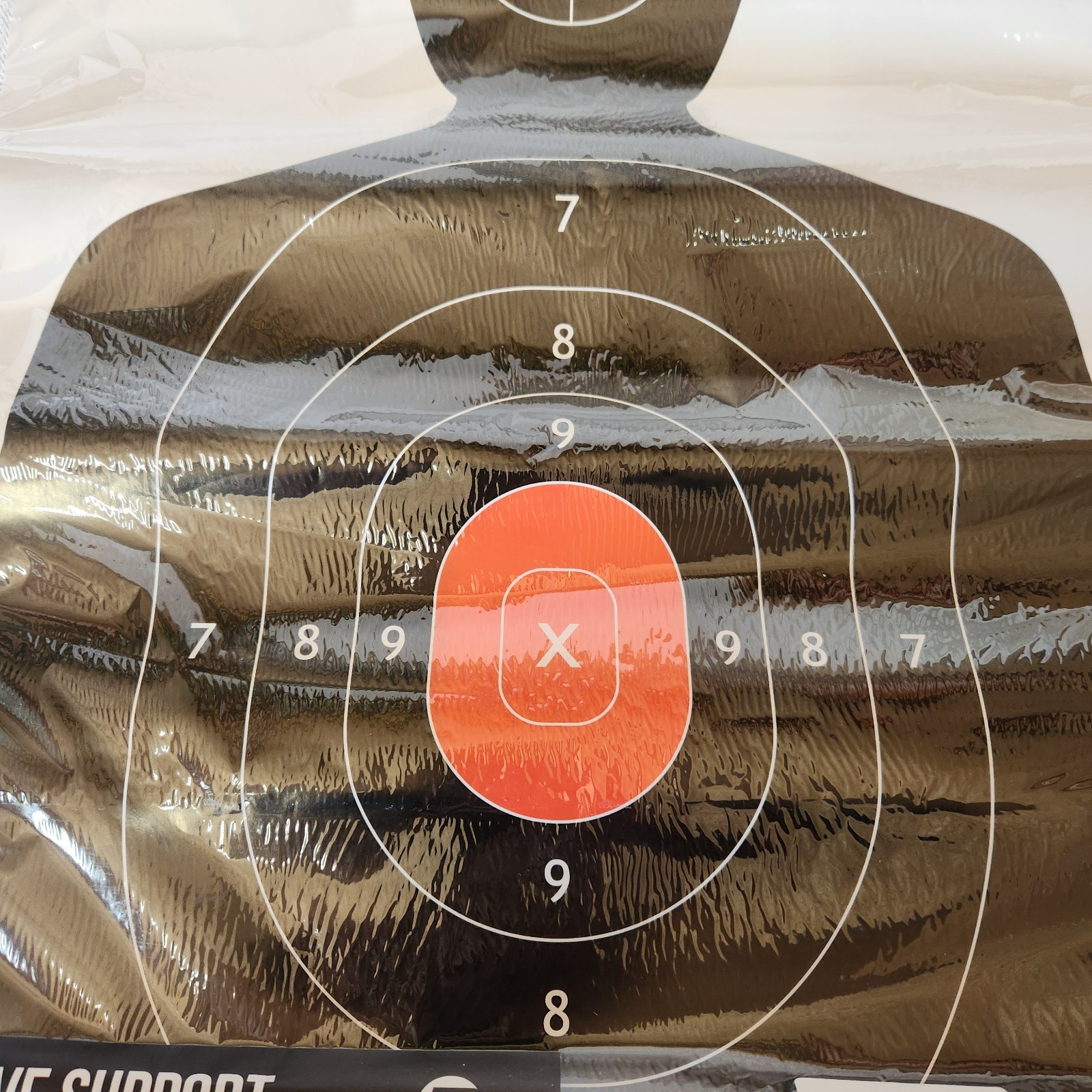 10 Pack Paper Multi Zone Targets 14" X 22" Silhouette