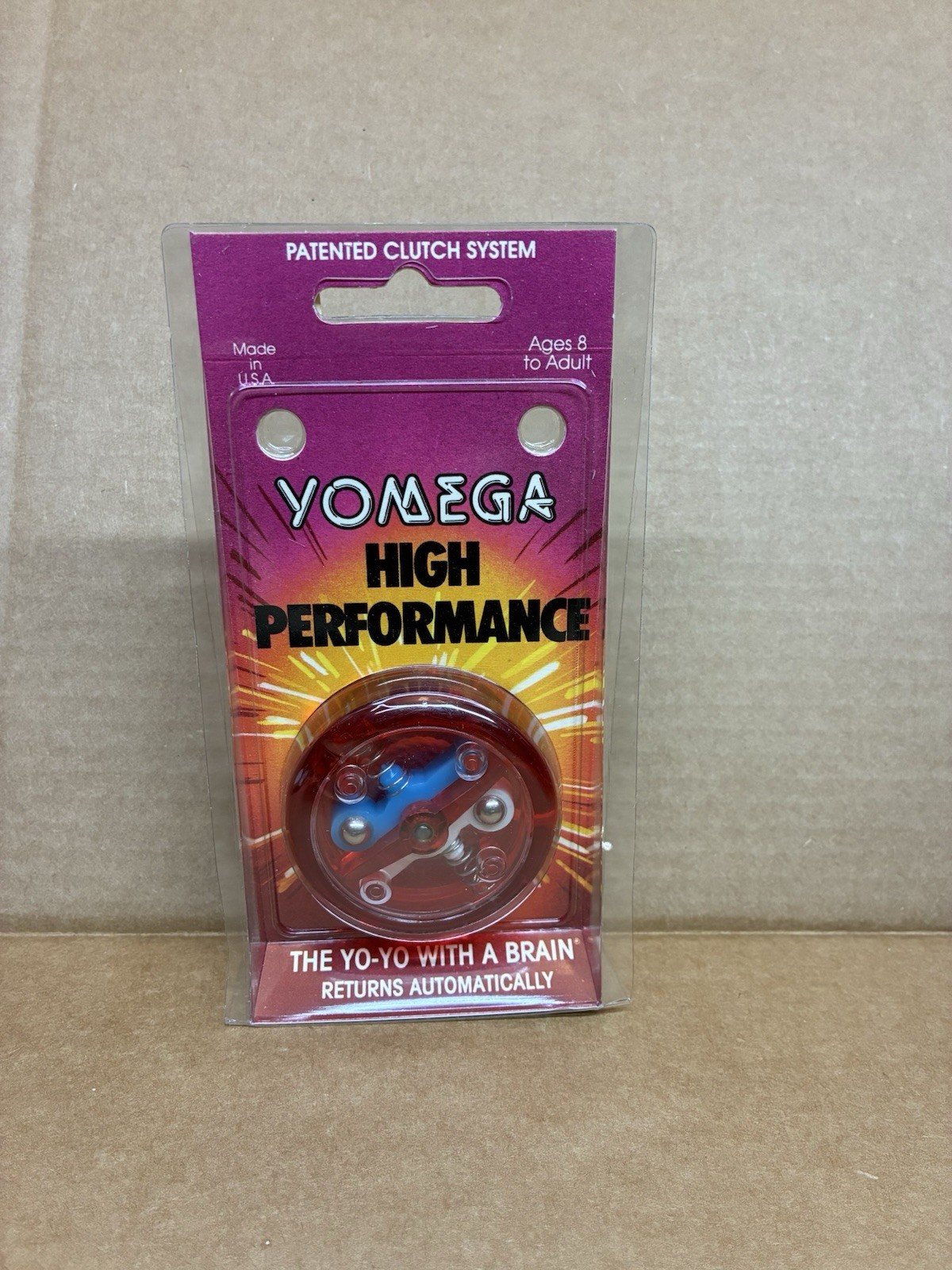 RARE Early 1992 Vtg Yomega High Performance Yo-Yo BRAIN New in Box