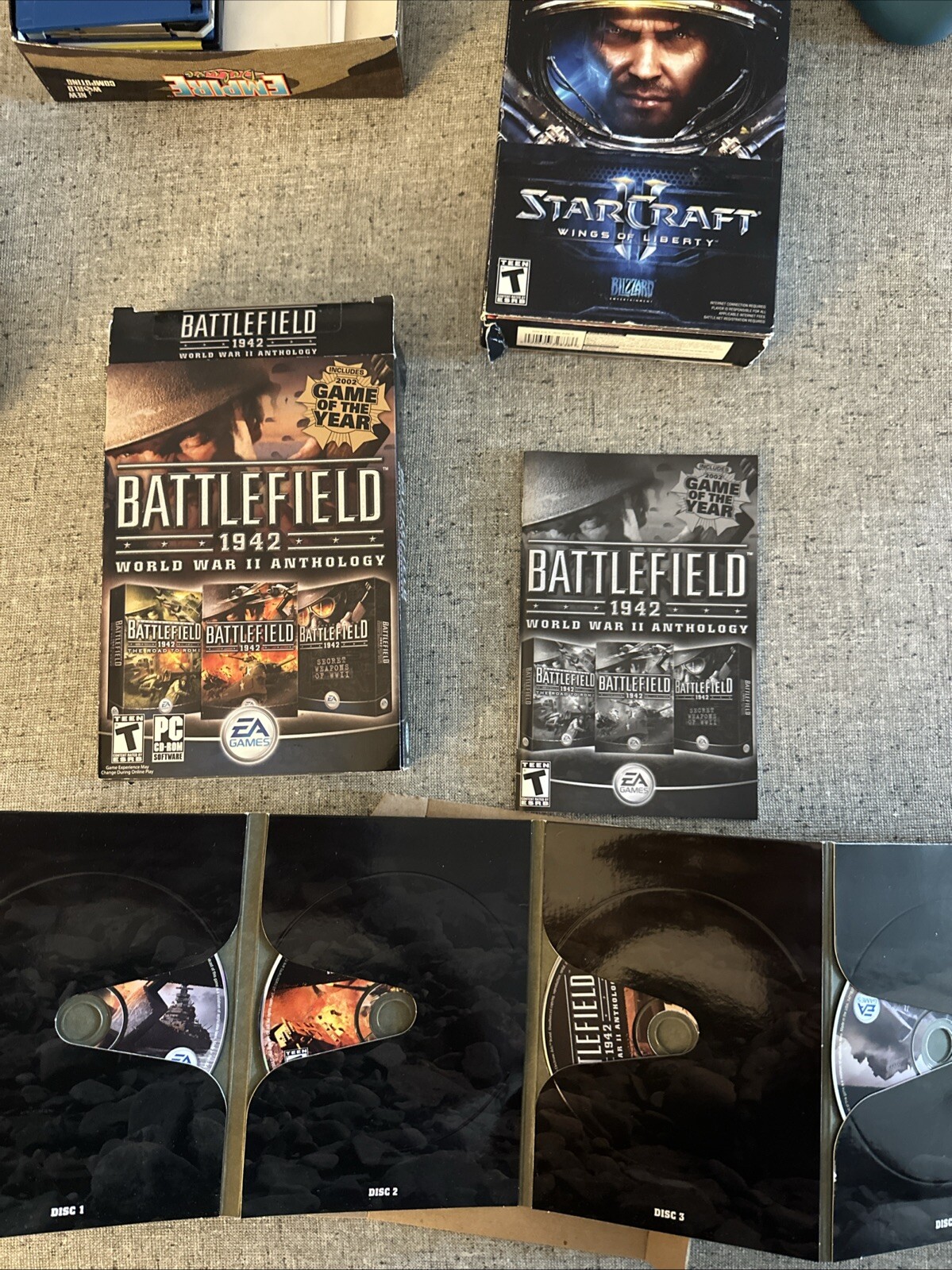 COMPUTER GAME & FLOPPY DISK LOT 5.25 3.5 Random Untested BATTLFIELD WORKD TANKS