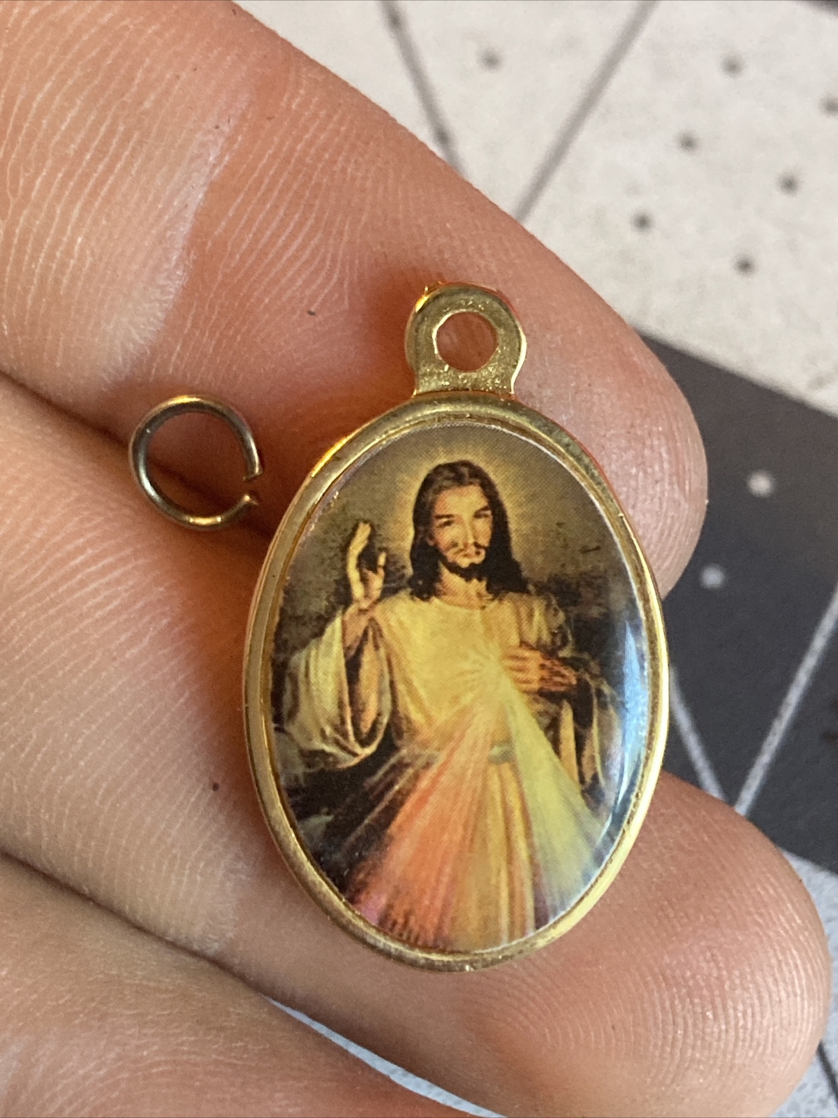 Vintage A.D. 2000 Jesus Christ Pendant Rare Item