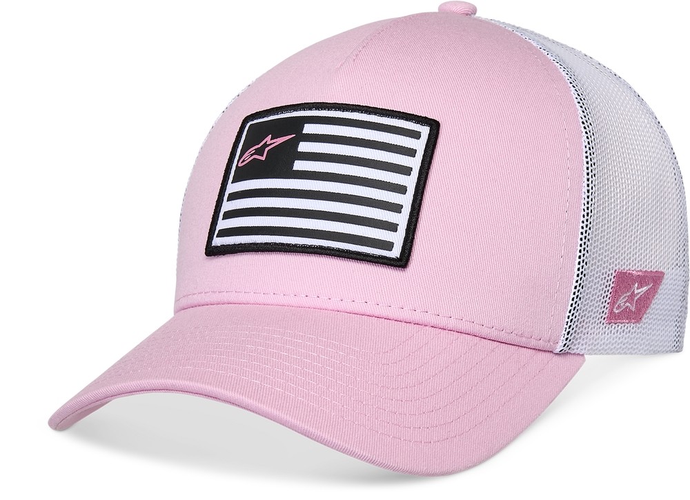 Alpinestars Flag Snapback Hats OSFM Pink #1211-81013-3139-O/S