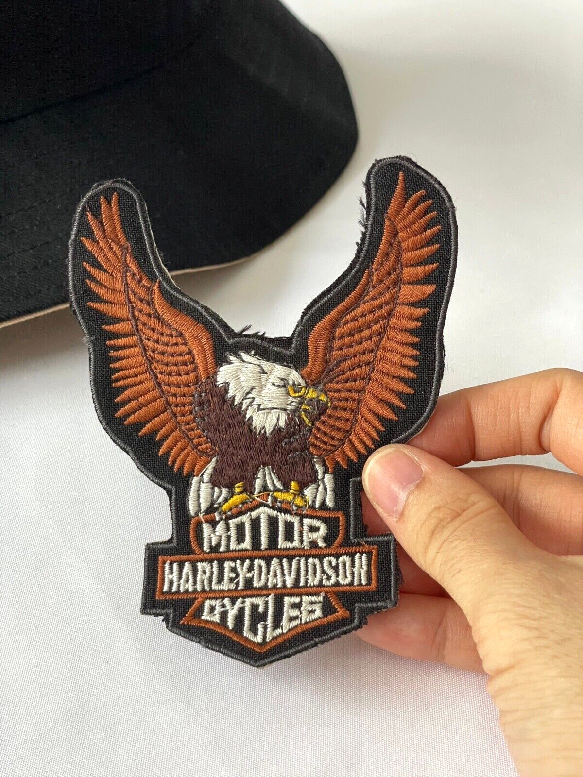 Harley Davidson Eagle Embroidered Sew On Jacket Vest Motorcycles Patch