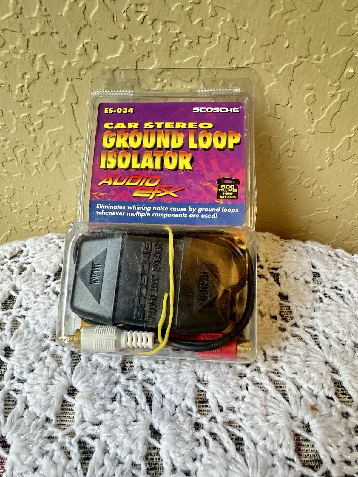 Ground Loop Isolator RCA ES034 Amp Signal Noise Elimination