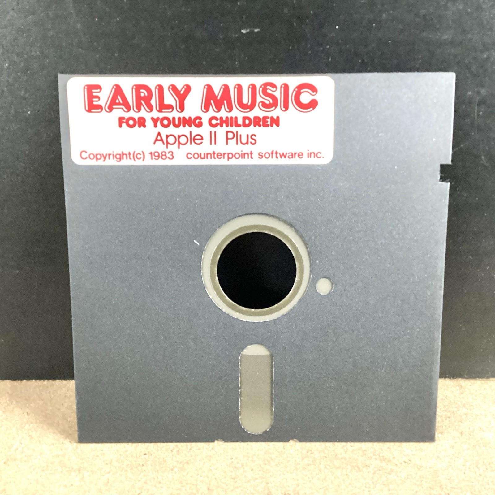 Early Music For Young Children Apple II Plus Floppy Disk