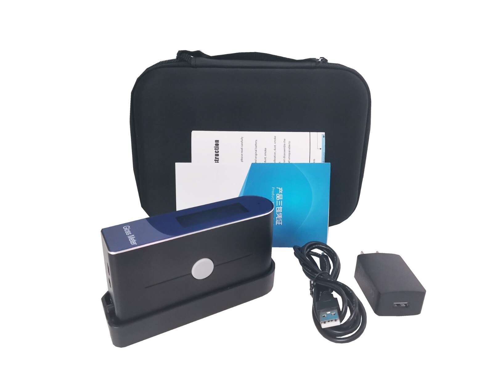 Single Angle Gloss Meter 60 Degree Glossmeter with 0-200Gu for Paint Ink Plastic