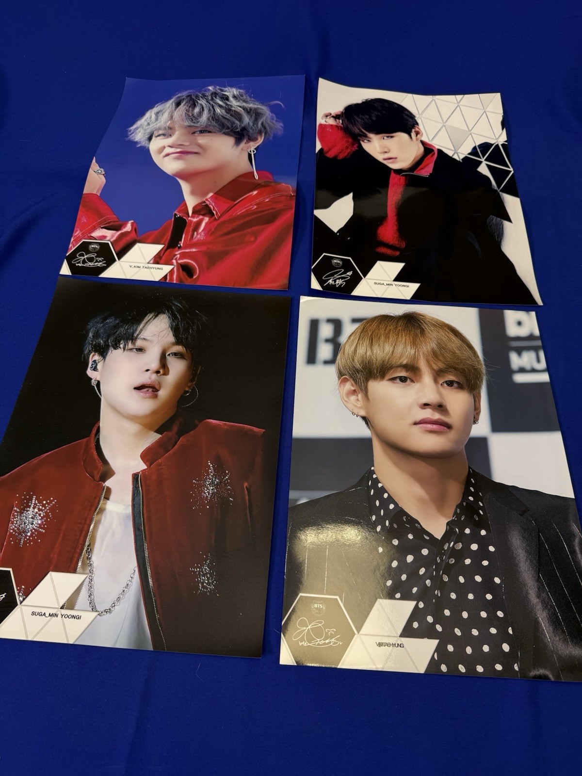 BTS Official Large Poster Lot 27 Glossy Prints V SUGA Group K-Pop