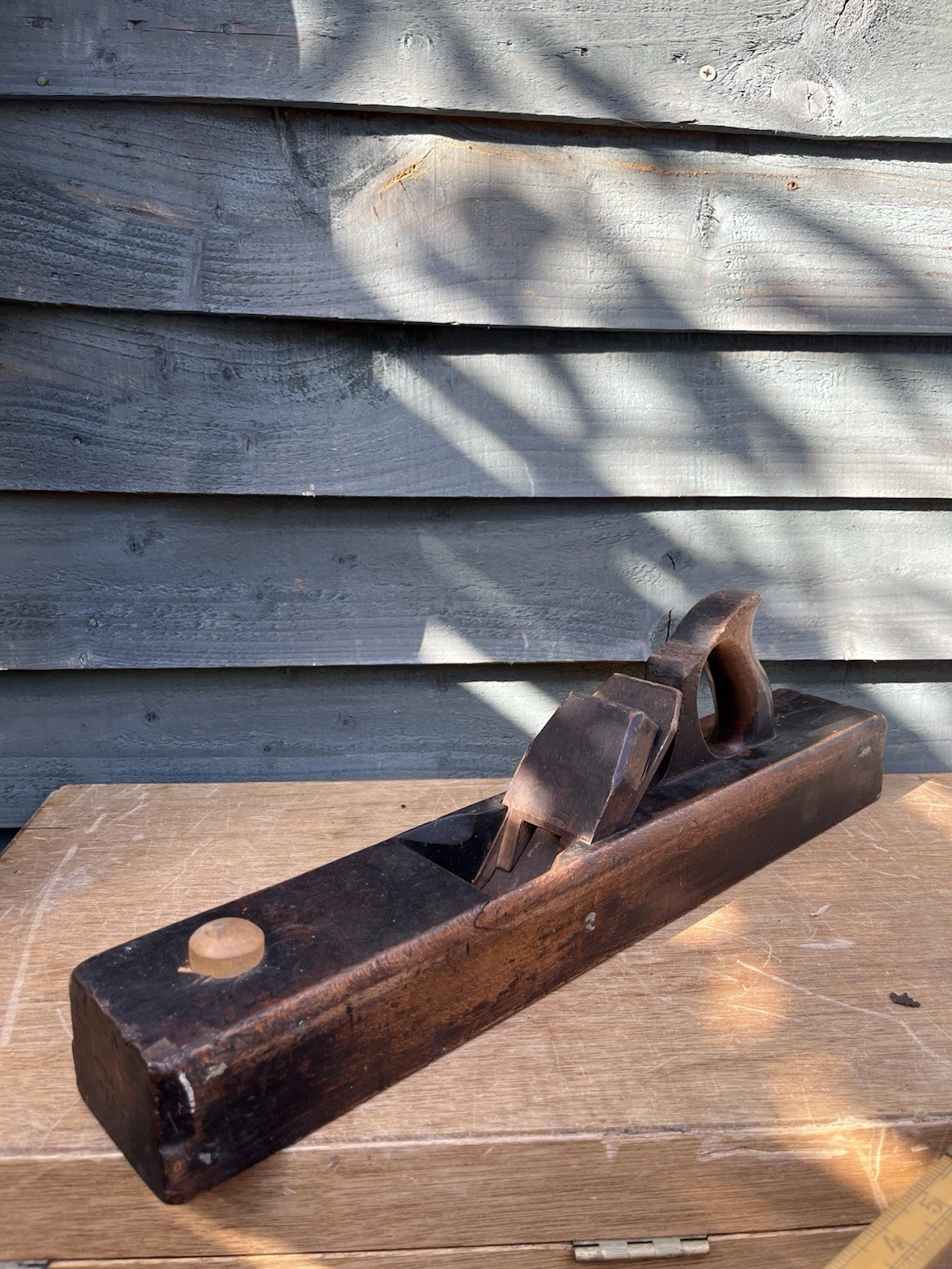Vintage Varvill & Sons  20” Wooden Jack Plane Antique Tool