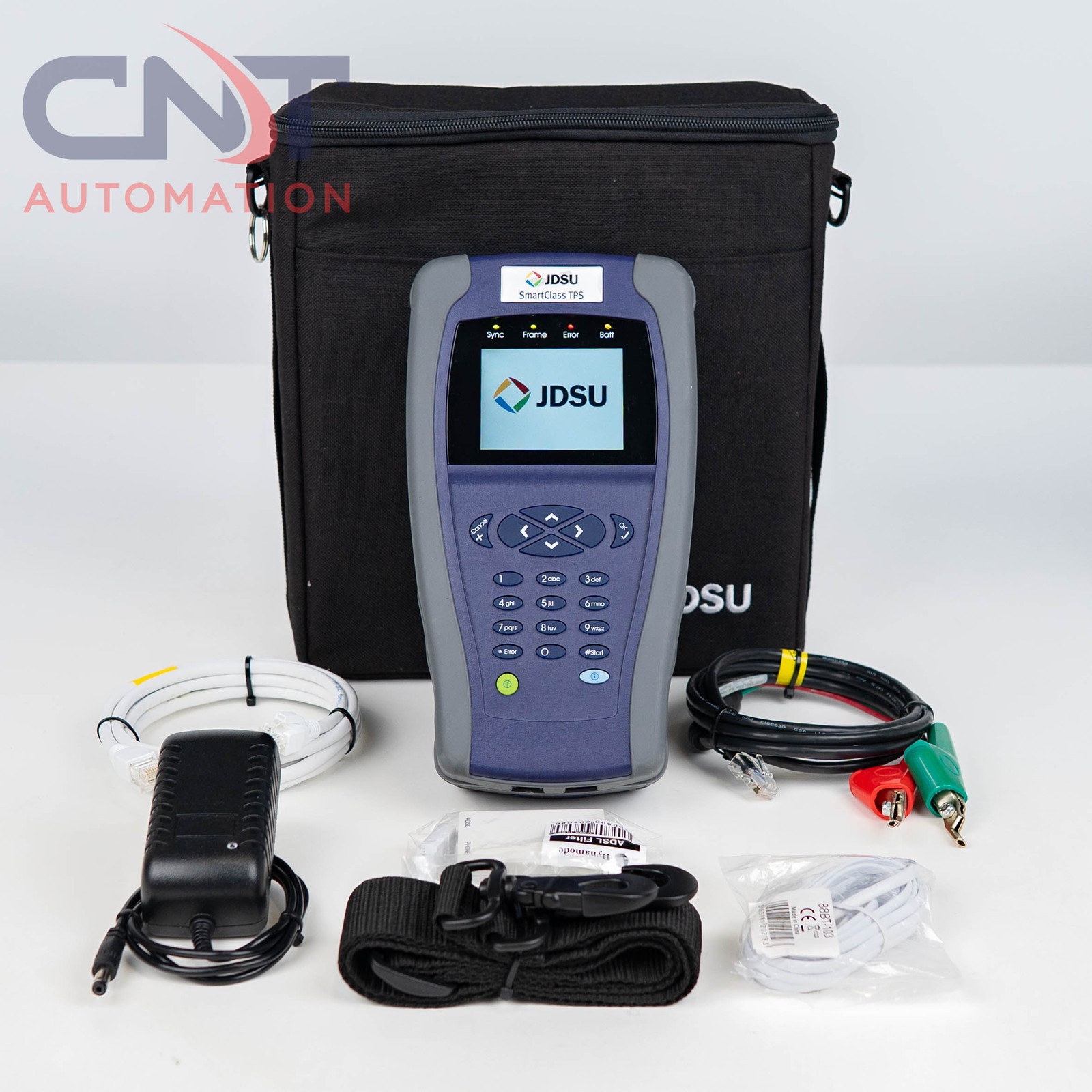 JDSU SmartClass TPSV Broadband DSL Network Tester Ethernet Optical Power Meter