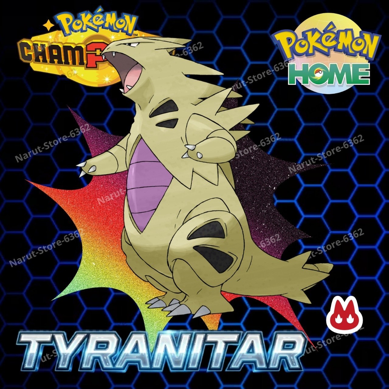 TYRANITAR 🔥6IV SHINY POKÉMON HOME🔥Pokemon CHAMPIONS
