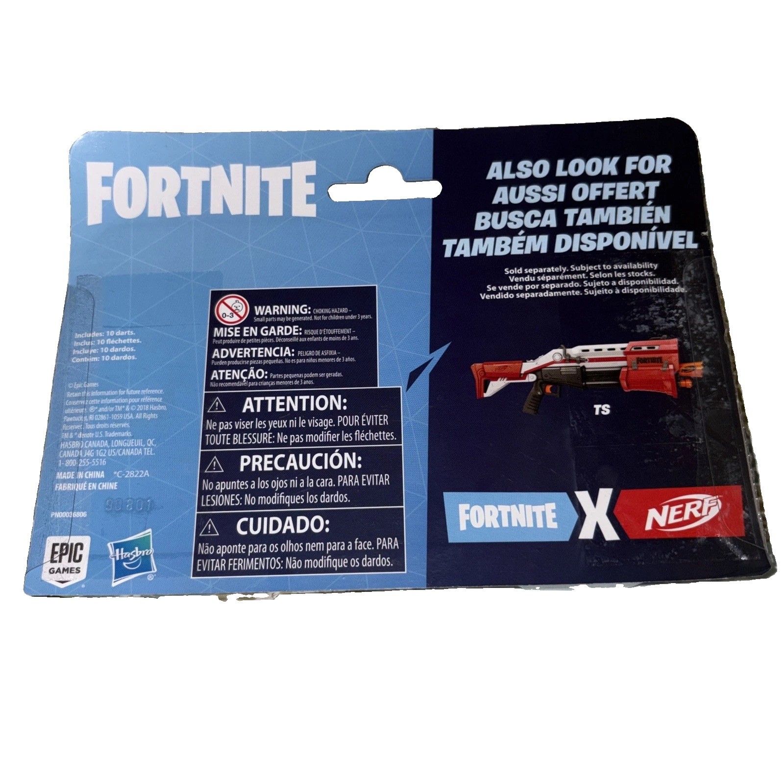 Nerf Fortnite Official 10 dart Mega Refill pack