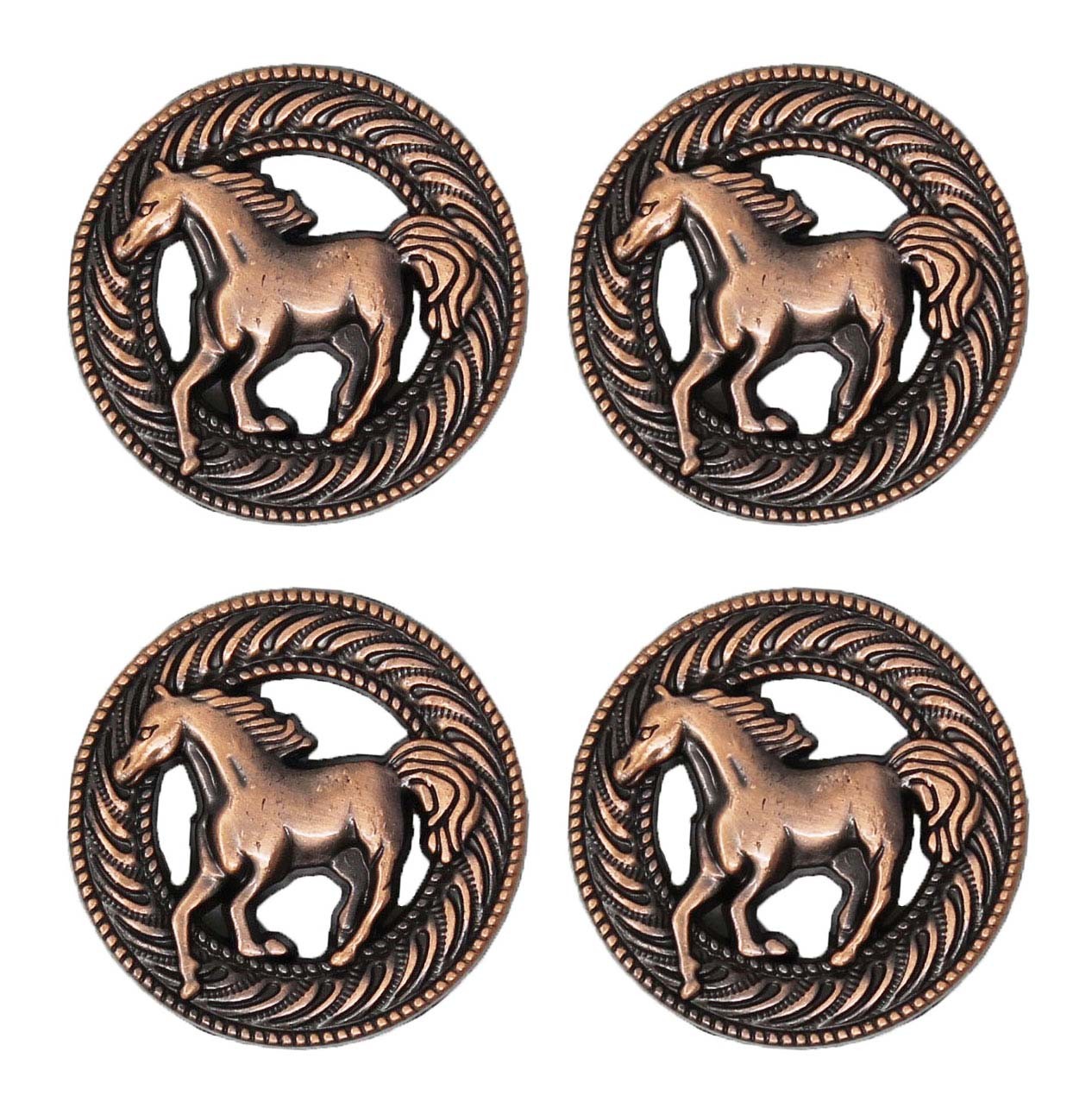 Concho 4 Conchos Rhinestone Horse Saddle Western Bridle  Co245C