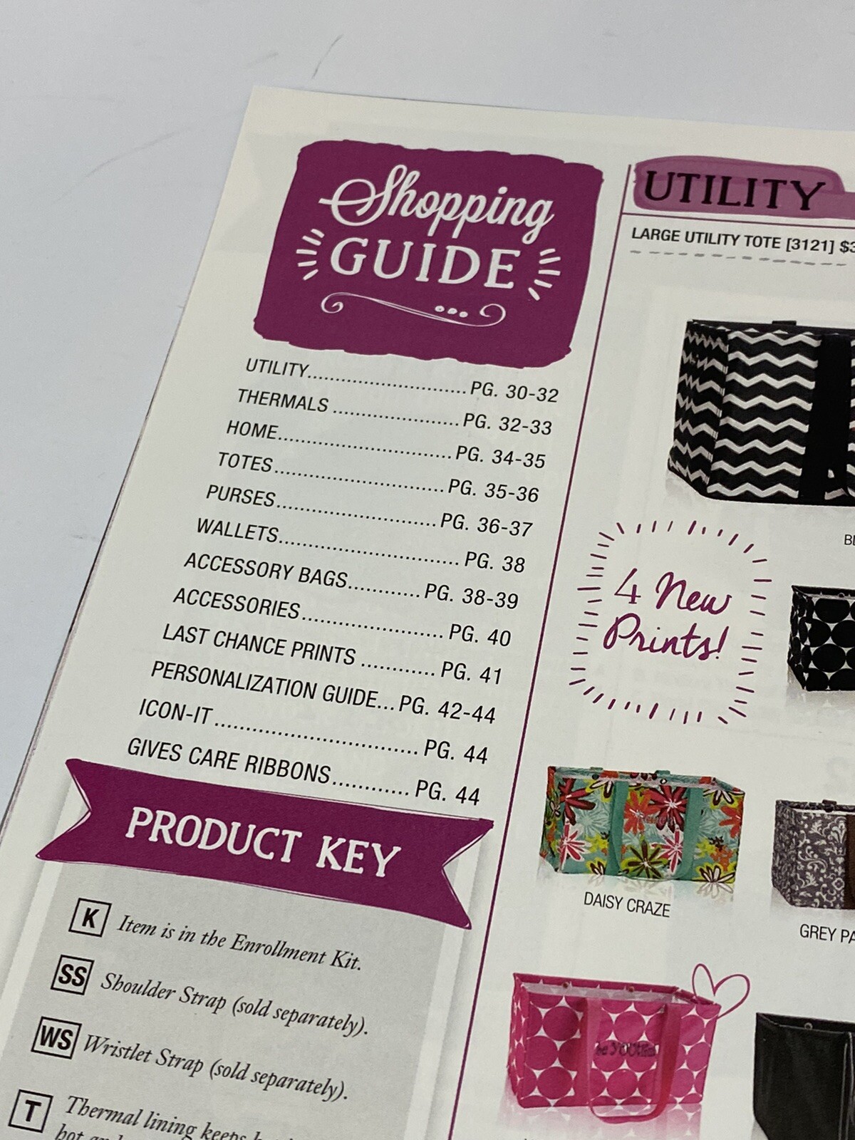 Thirty-One 2014 Fall Catalog Reference For Patterns & Styles Consultant Supplie