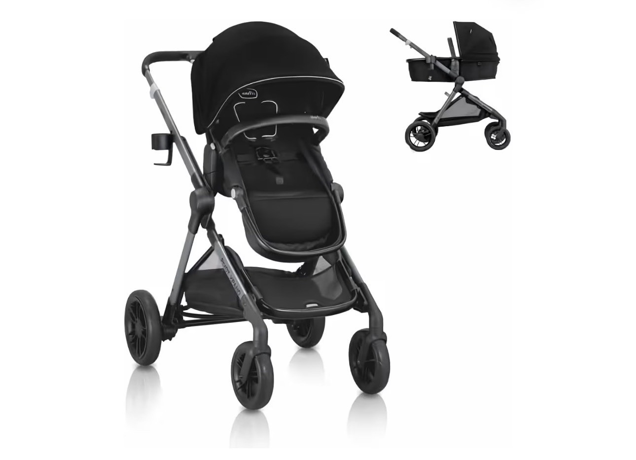 Evenflo Pivot Xpand Modular Stroller Ayrshire Black
